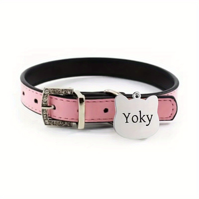 1 custom engraved pet tag personalized name and phone number pendant   for pet   kitten   Product details 3