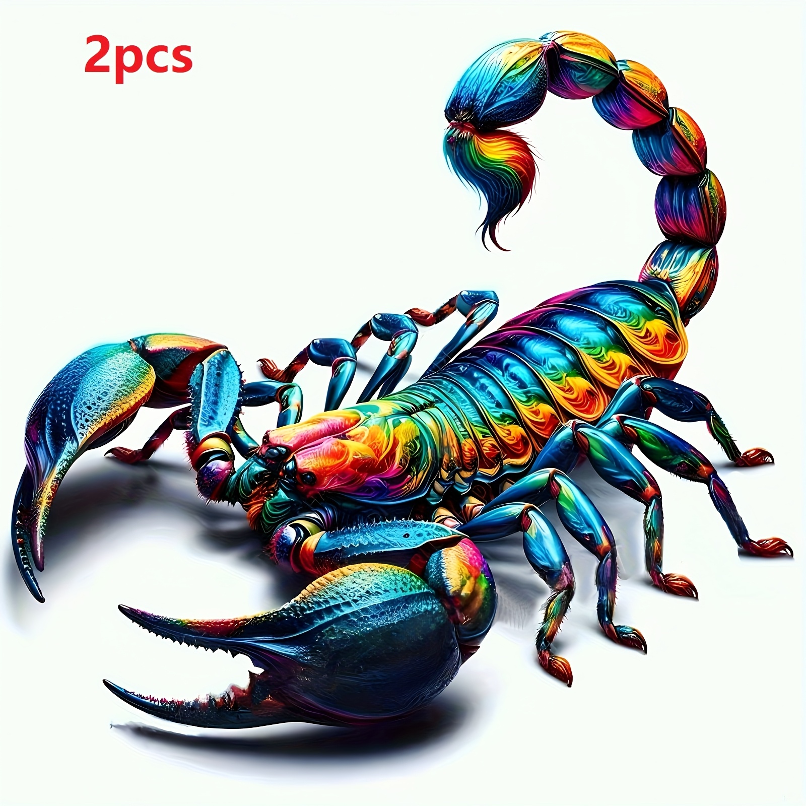 Image of Cool Colorful Insect Stickers, Decals – Perfect For Cars, Fridges, Luggage, Motorcycles, Windows, Helmets, Laptops, Lockers & Electric Vehicles