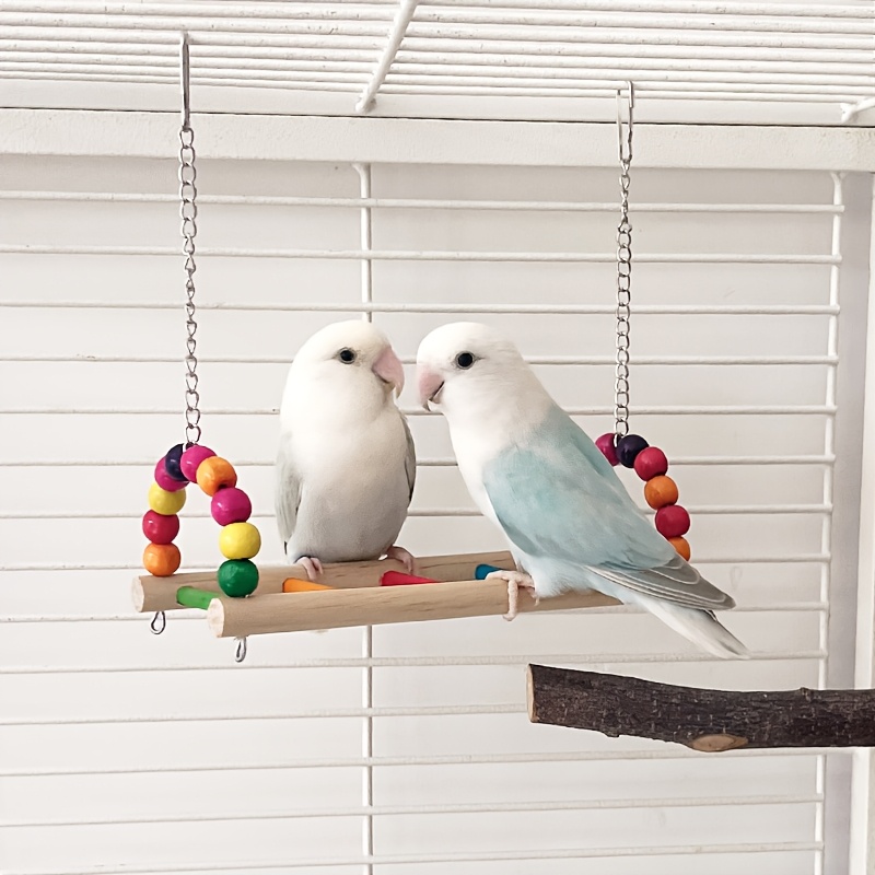 Mini Parrot Bird Stand Swing & Climbing Perch