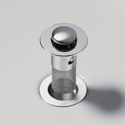set /4 filtranti per capelli da bagno, in rete e plastica , tappi di scarico per lavandino retrattili adatti a diametri di scarico da 3,4-3,99 cm, design integrato per uso annuale.