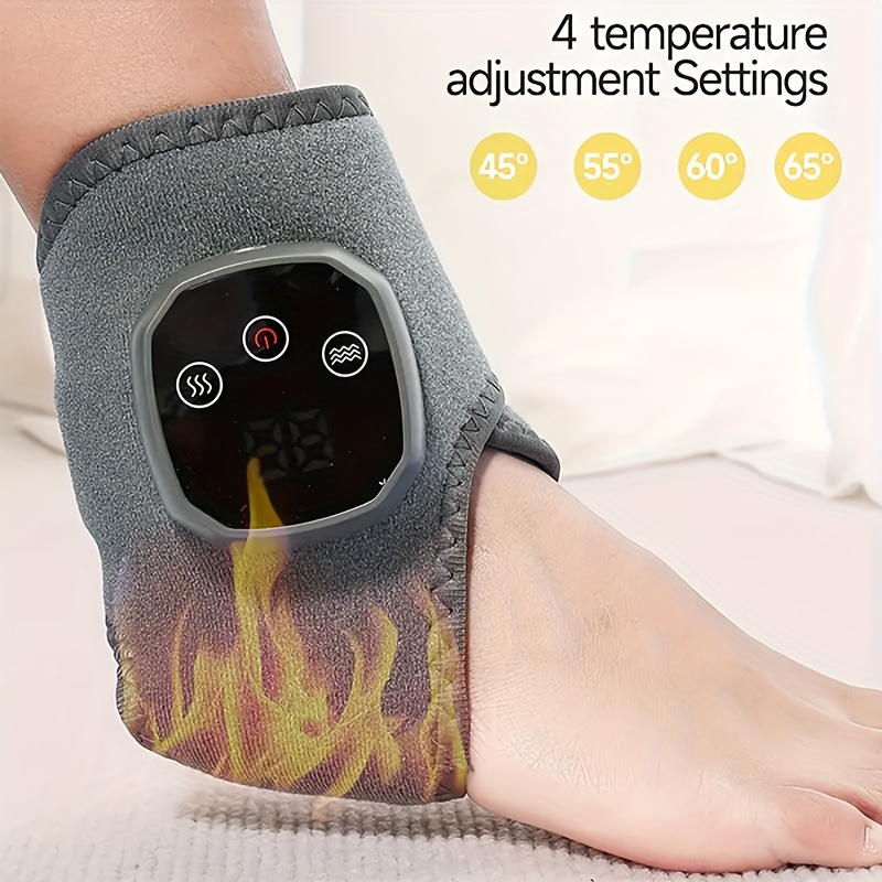 Um Massajador Elétrico Sem Fios Versátil com Vibração Pneumática e Funções de Aquecimento, Projetado para Várias Partes do Corpo, Equipado com um Ecrã LCD. Possui Configurações Ajustáveis, um Design Elegante e Leve, e É Construído para Ser Durável