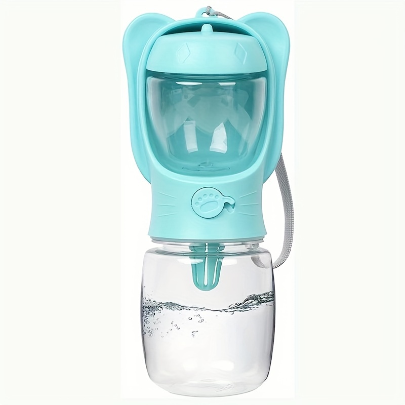 TEMU Dog Water Bottle, Portable Pet Water Bottle With Food Container, Outdoor Portable Water Dispenser For Cat, Puppy, Pets For Walking, Hiking,