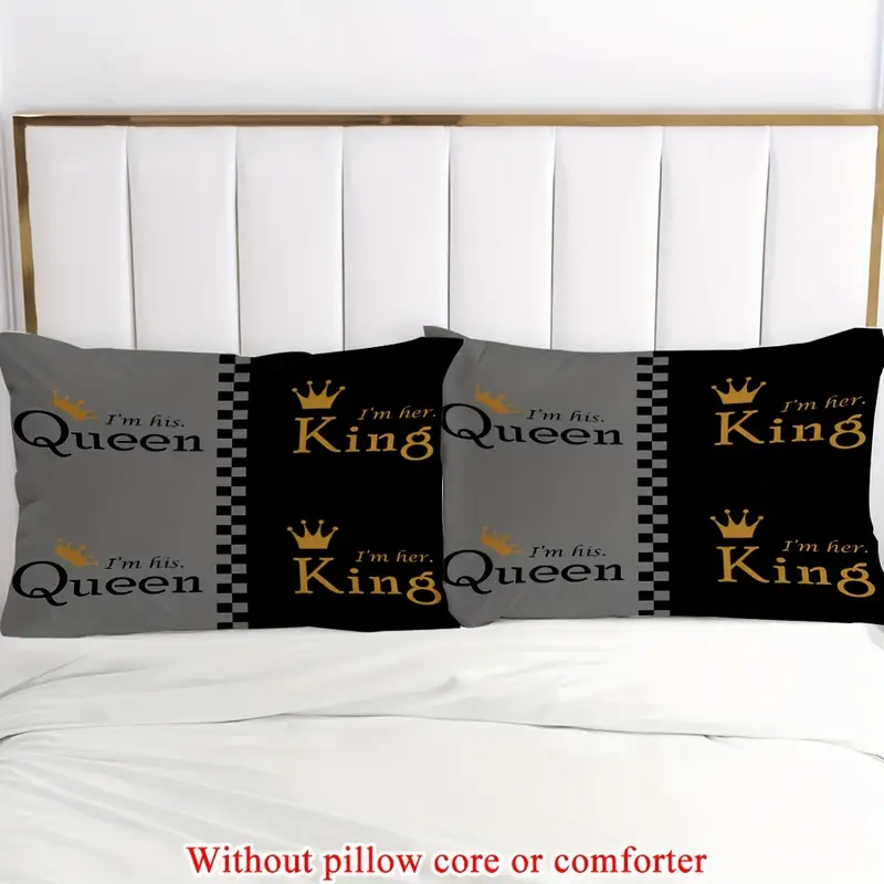 2 3pcs 1 duvet cover 1 2 pillowcase without core couple grey queen geometric grid valentines day print soft comfortable bedding set for bedroom dorm room family gift Product details 8