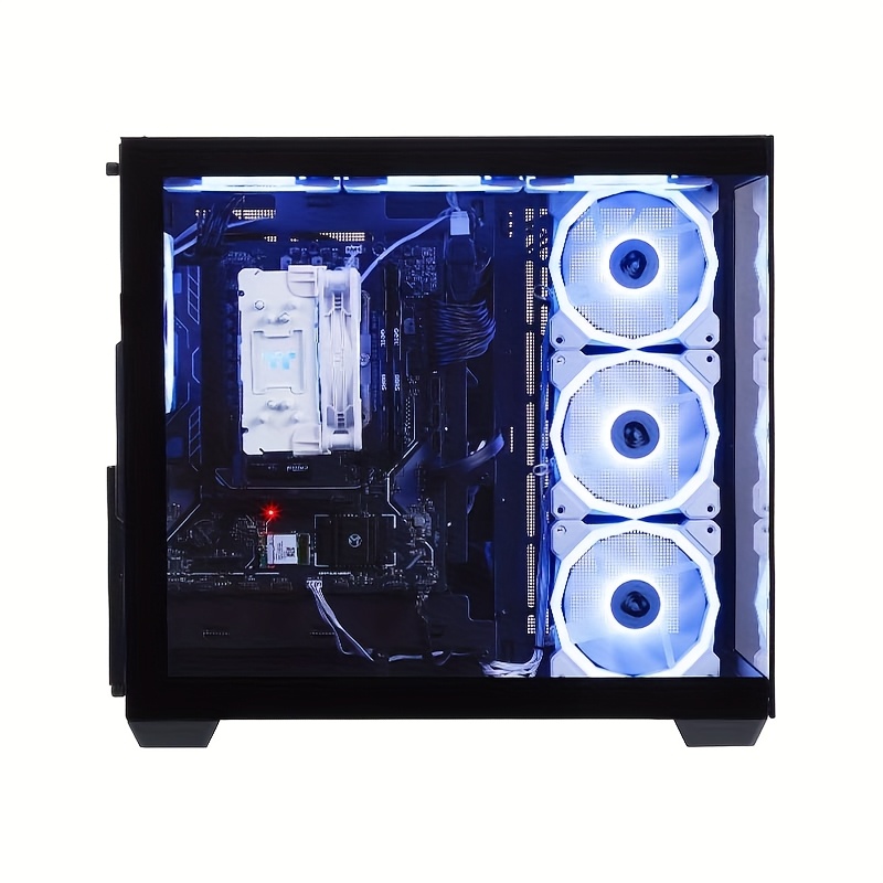 Game PC Desktop with AMD R5 5600GT 3.6Hz CPU, 1TB NVME SSD, 16GB DDR4 RAM, AMD Radeon Vega 7 GPU, 7RGB Fan, 550W PSU, Home Gaming & Office PC