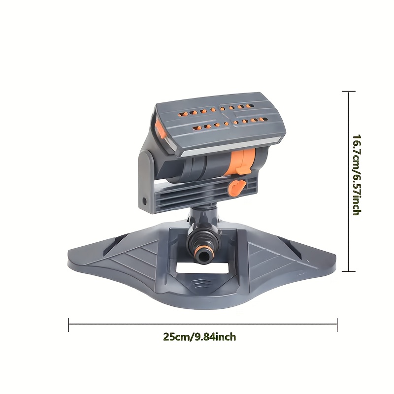 1pc garden sprinkler with 16 nozzles 180 rotatable adjustable head automatic irrigation system wide coverage area easy to set up no electricity required suitable for lawn and garden watering Product details 8