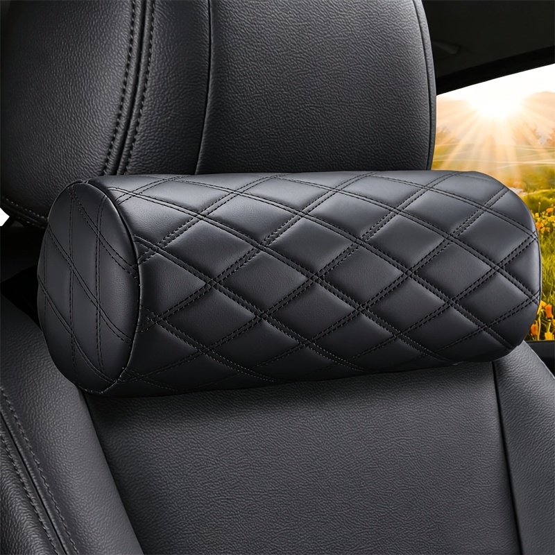TEMU Car Head And Neck Pillow, Suitable For , Soft And Slow-rebound Filling, Car Seat Pillow, Comfortable And Soft