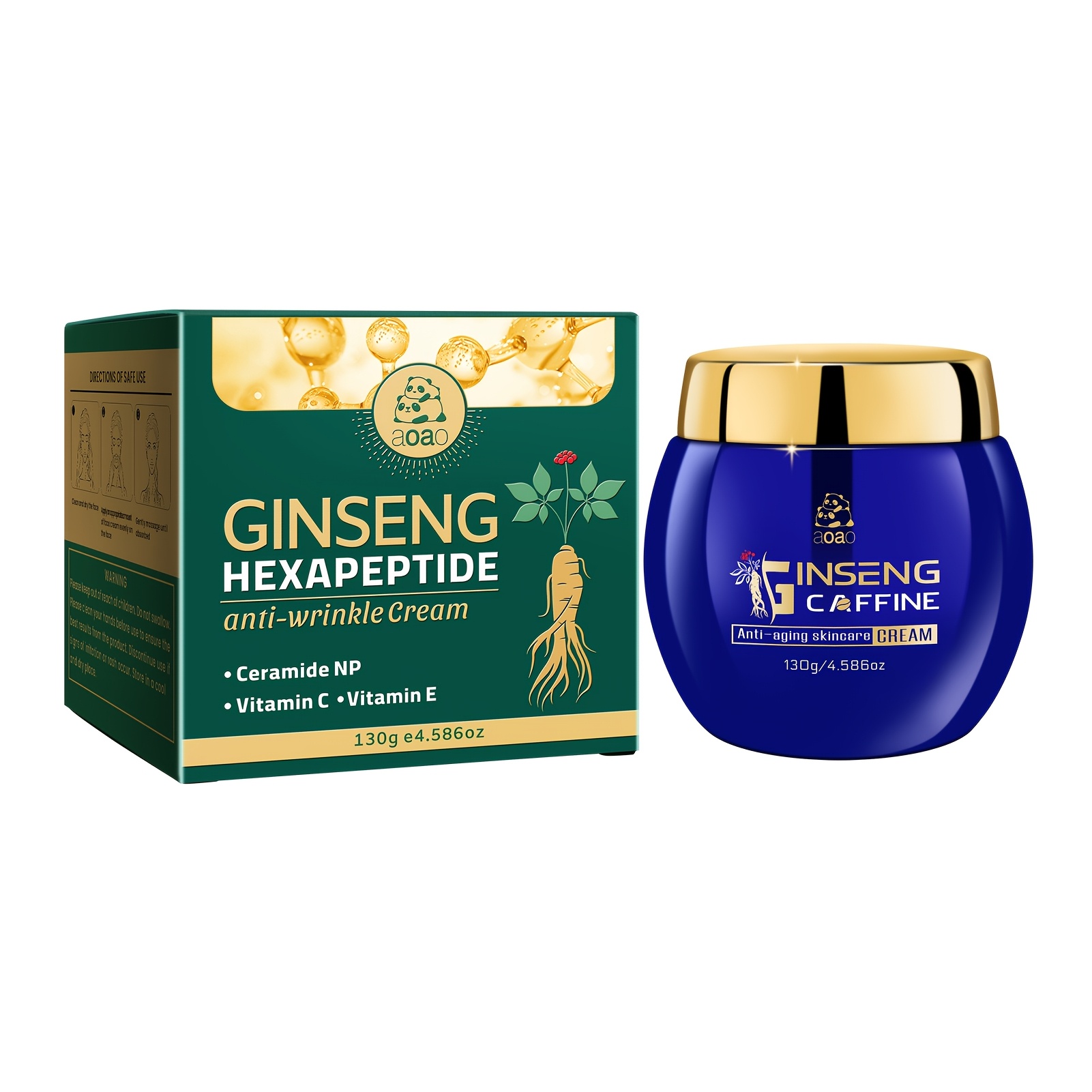 Ginseng Facial Cream That Moisturizes, Enriched Ginseng Leaves And Stems, Lightweight And Non-oily. An Ideal Gift For Christmas