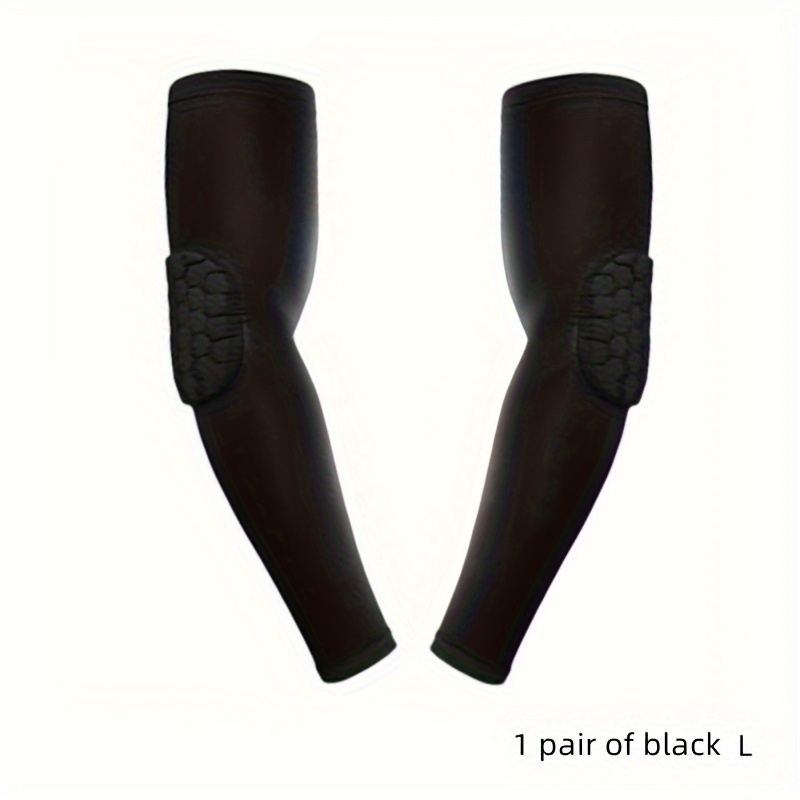 Sport Black Safety Vest Arm Pads With Antislip Honeycomb Pad, Elbow Guard,  And Compression Sleeves For Basketball And More From Dandankang, $3.69