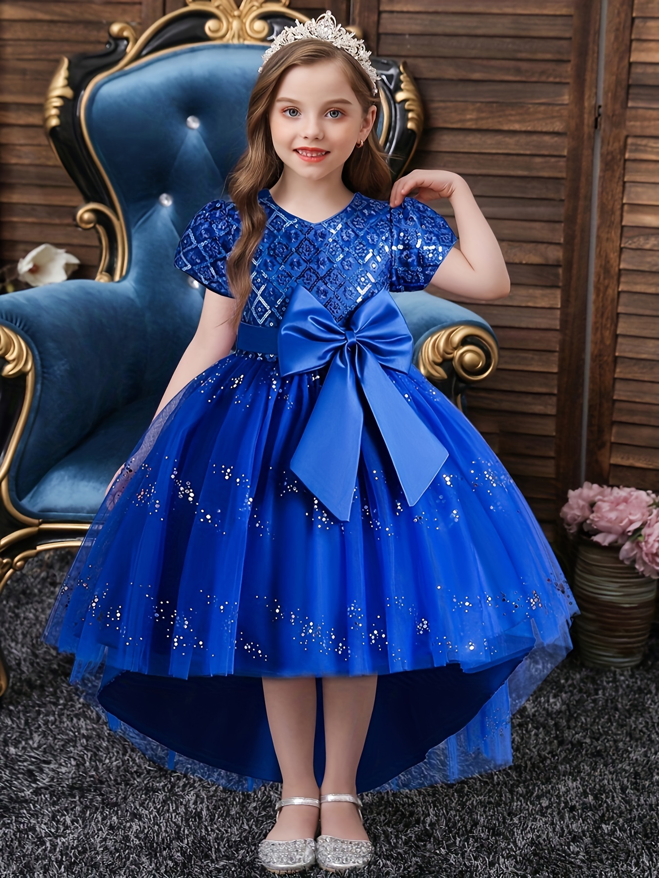open lace back dress Caprina Sequin Mini Dress main image 0