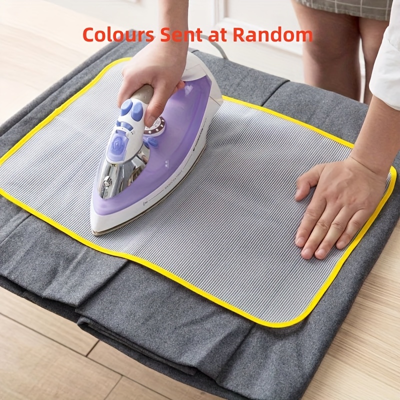 TEMU Hitzebeständiges Bügelkissen, tragbare Bügelmatte-Decke geeignet für Tischplatten, faltbarer, verdickter Bügelbrettbezug für Zuhause, Reisen