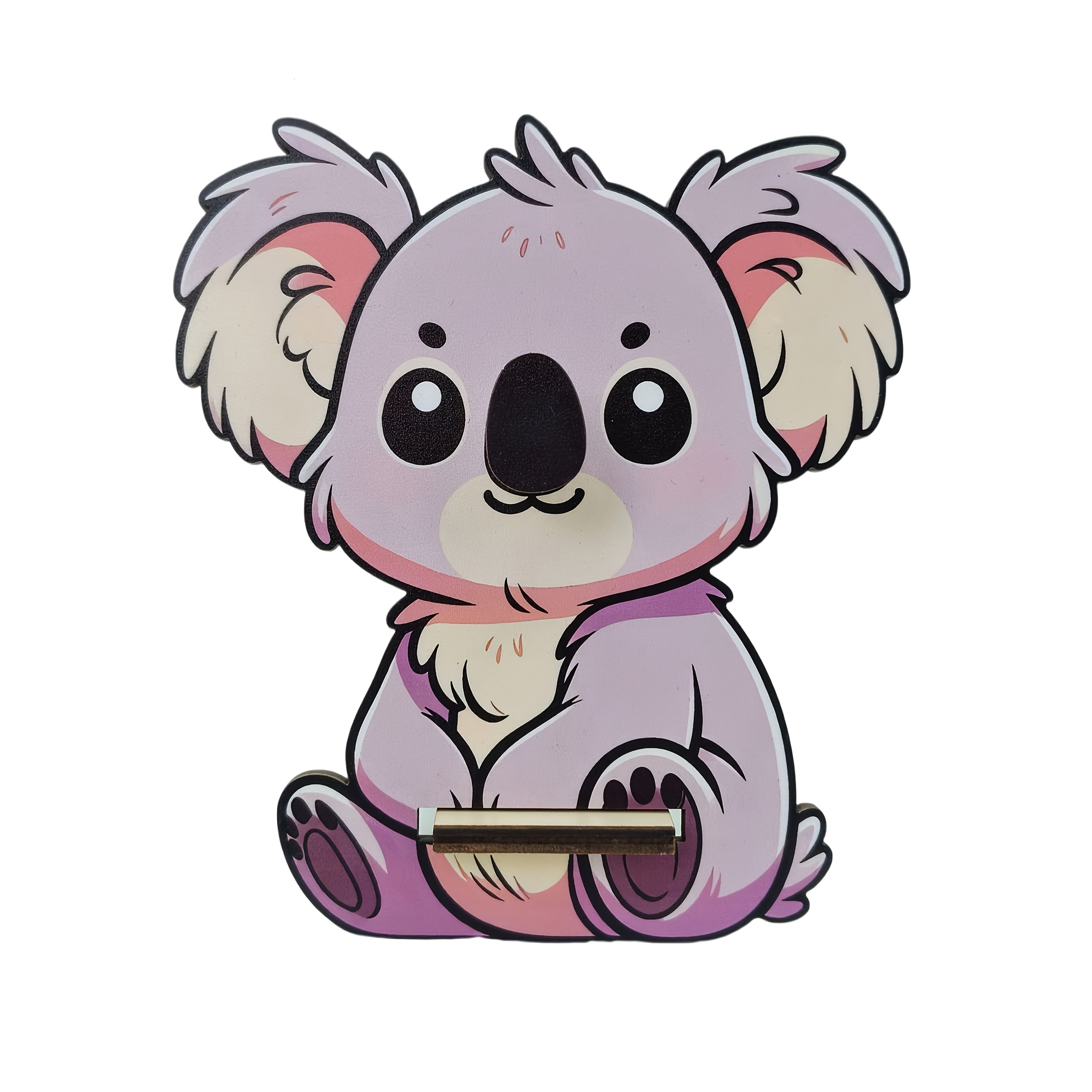 TEMU 1 support à lunettes en bois de koala - Support de monture de koala , adapté et au chevet, décoration de bureau à thème koala moderne, cadeau
