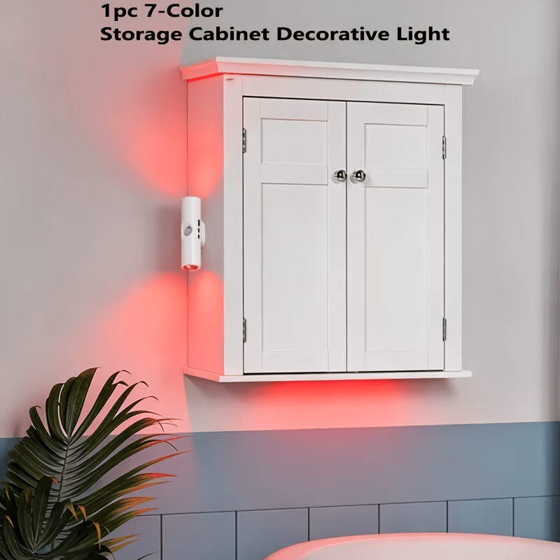 Image of Smart Rgb Color-changing Wall Lamp With Dual Led Beads And Motion Sensing; Usb Rechargeable And Magnetic Installation. Ideal For Home Decor And Ambiance Creation, Gift