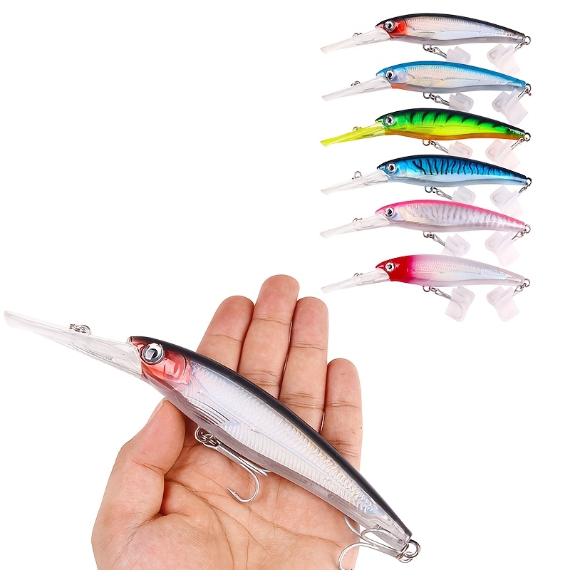 6個セット 48g 73g 大型釣りルアー ディープダイビングミノー イスカ