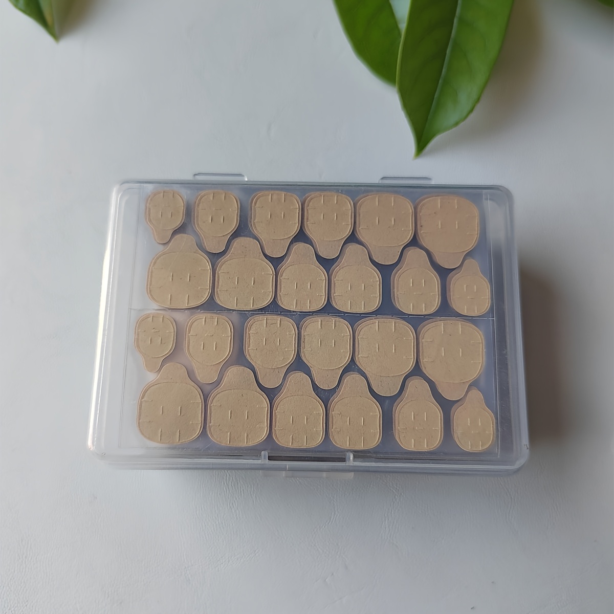 1200pcs/50 Sheets Strong Waterproof Double-sided Wearable Nail Jelly Glue - Odorless, Breathable, Suitable For Nail Art