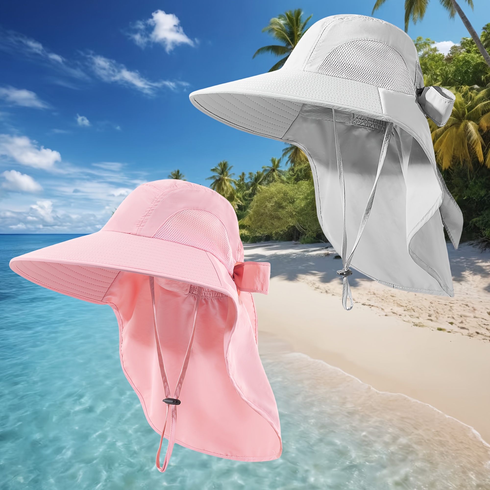 women foldable bucket hat solid color quick-drying summer  display picture 3