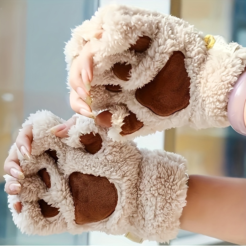 

Cat Paw Half- Gloves - , For