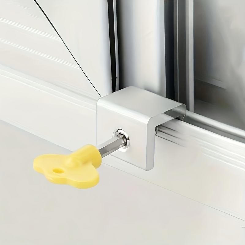 Sliding Window Locks with Key, Aluminum Alloy Security Lock