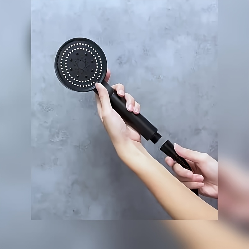 2pcs Set: High-Pressure Handheld Shower Head with Hose