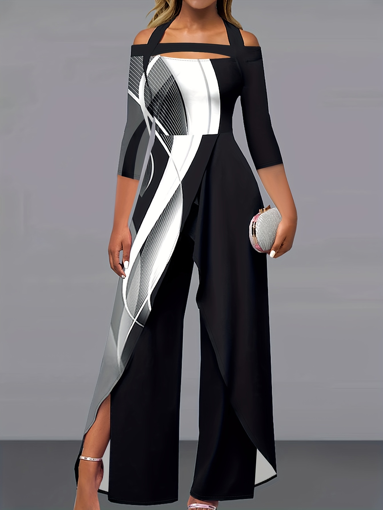 Fashion to figure white jumpsuit cheap