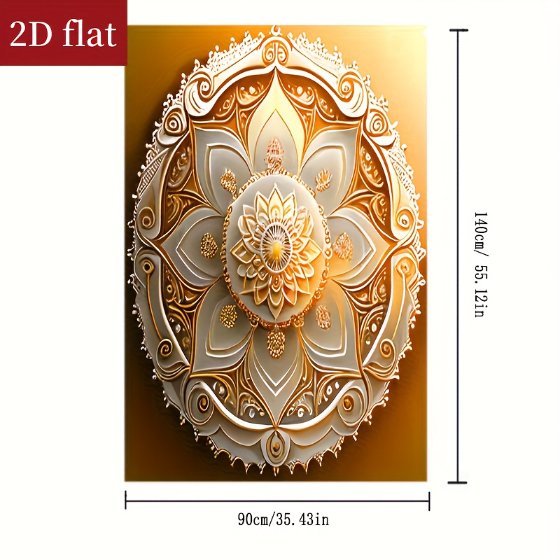 Image of 2d Flat Square Tablecloth – Stylish & Durable For Restaurants, Living Rooms, Parties, Picnics, Or Holiday Decorations, Indoor/outdoor Event Setup, Home Décor (1pc)