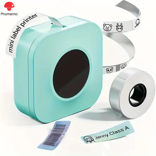 Phomemo M02 Pro Mini Stampante Portatile Stampante Termica Bluetooth,  Risoluzione 300 dpi Compatibile con Carta da 15,25,53 mm, per Stampa