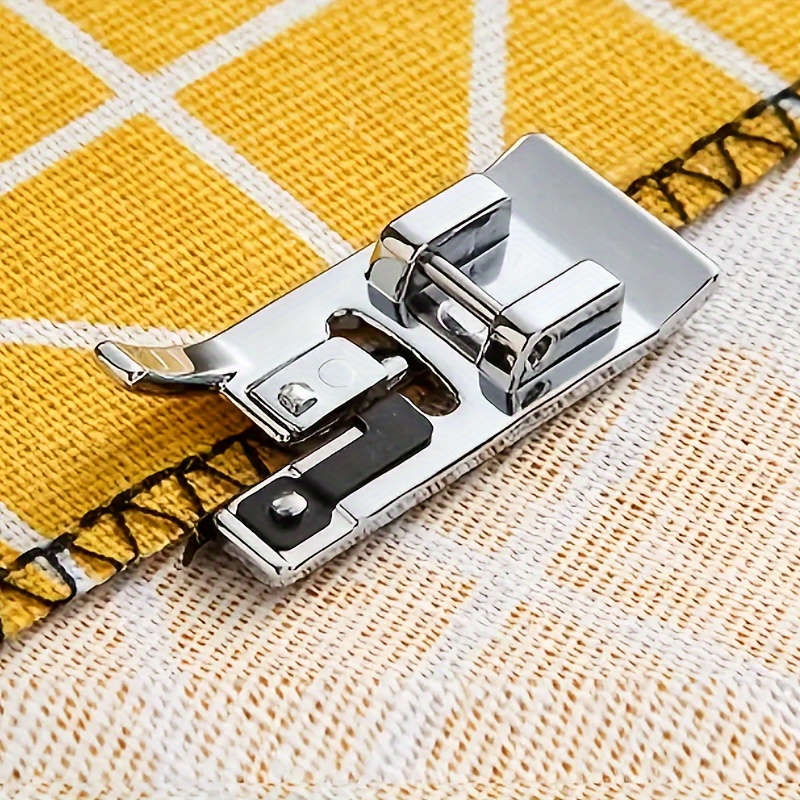 

1pc Universal Snap-on Sewing Machine Presser Foot, Low Shank Compatible With Singer & Brother Machines, Durable Metal