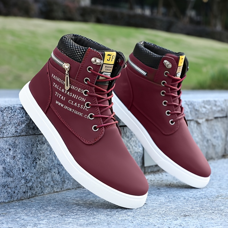 Zapatillas de hombre elegantes de con cremallera y diseño de cordones  Informales, de moda y cómodas para ropa casual, Zapatillas informale