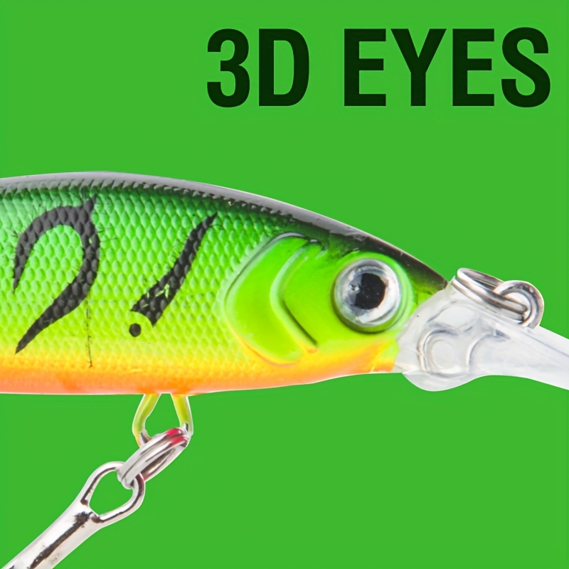 juego de 9 señuelos hipo minnow hundibles 7 cm / 2,75 pulgadas 6 g / 0,21 oz cebos artificiales plásticos para   y   jerkbaits crankbaits pesca Detalles del producto 3