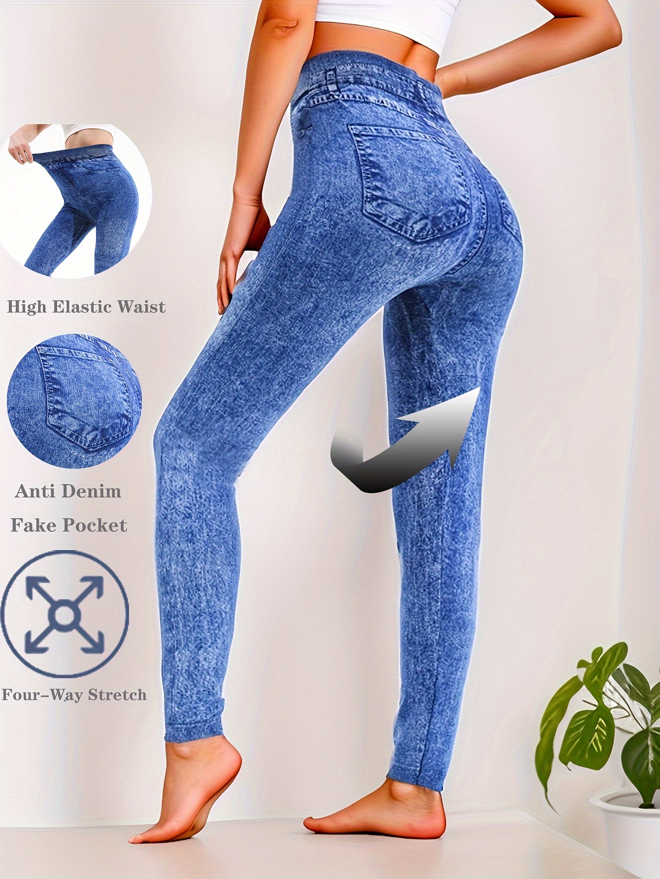 printed pants not denim fabric womens seamless stretch skinny leggings   jeans high waist fashion casual push up outer pants