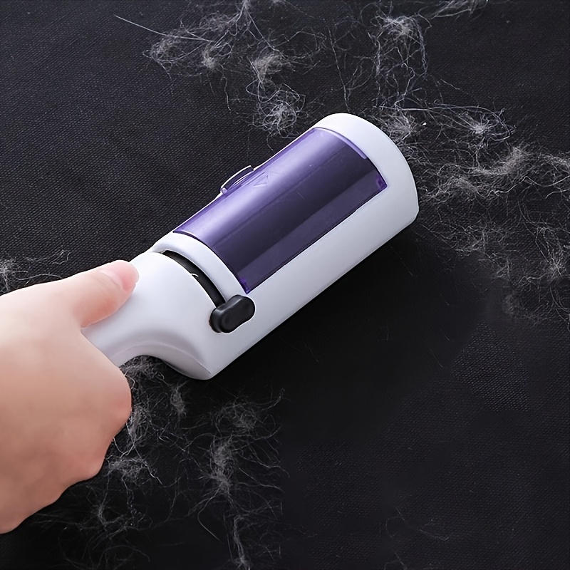 TEMU 1pc Cepillo estático eficiente para quitar el polvo, cepillo reutilizable para eliminar el pelo estático, diseño ergonómico, fácil de agarrar,
