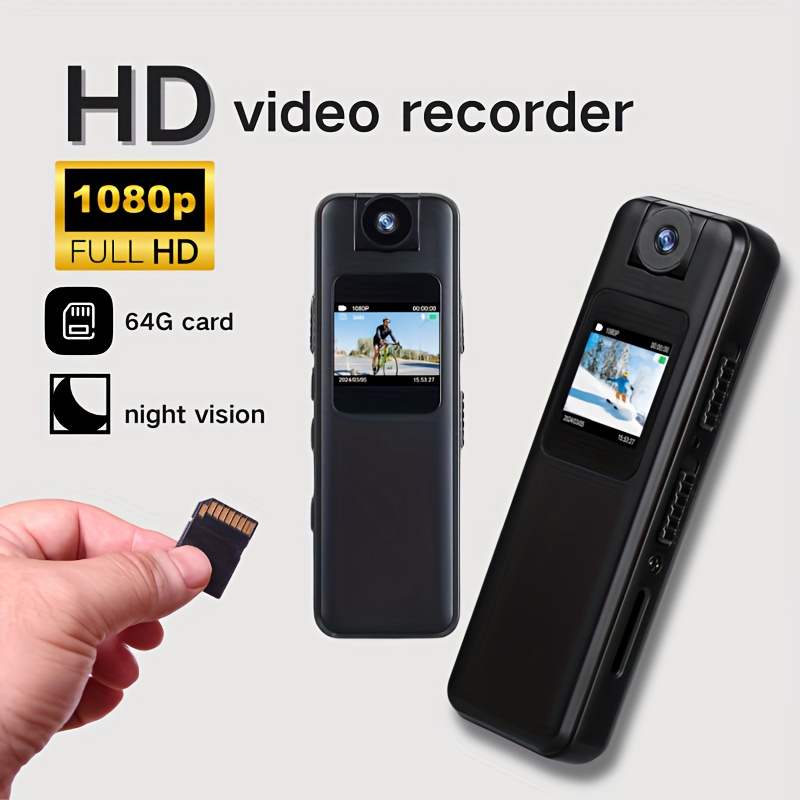 

1pc Hd Motion Usb Security , Video Recorder Camera, No Wifineeds Security Camera For Home, With 64gb Sd Card, Portable Small Camera, Conference Recorder.