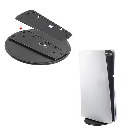 vertical stand for 5 durable abs no battery required game console accessory