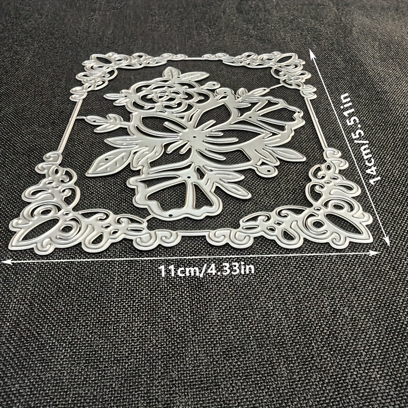 TEMU 1pc Metal Cutting Die For Flowers, Scrapbook Embellishments, Embossing, And Greeting Cards. Ideal For Album Card Crafting And Handmade Card