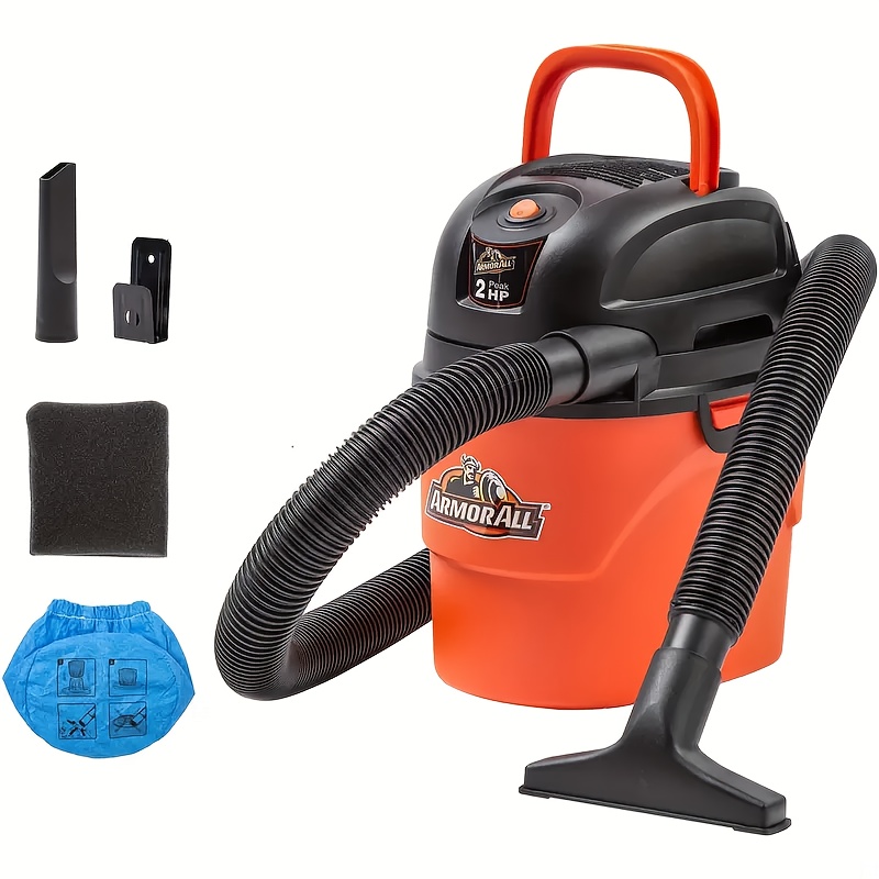 

Aa155 1.5-gallon 2 Portable Wet/ Dry Vacuum Cleaner Shop Vac, Without Battery