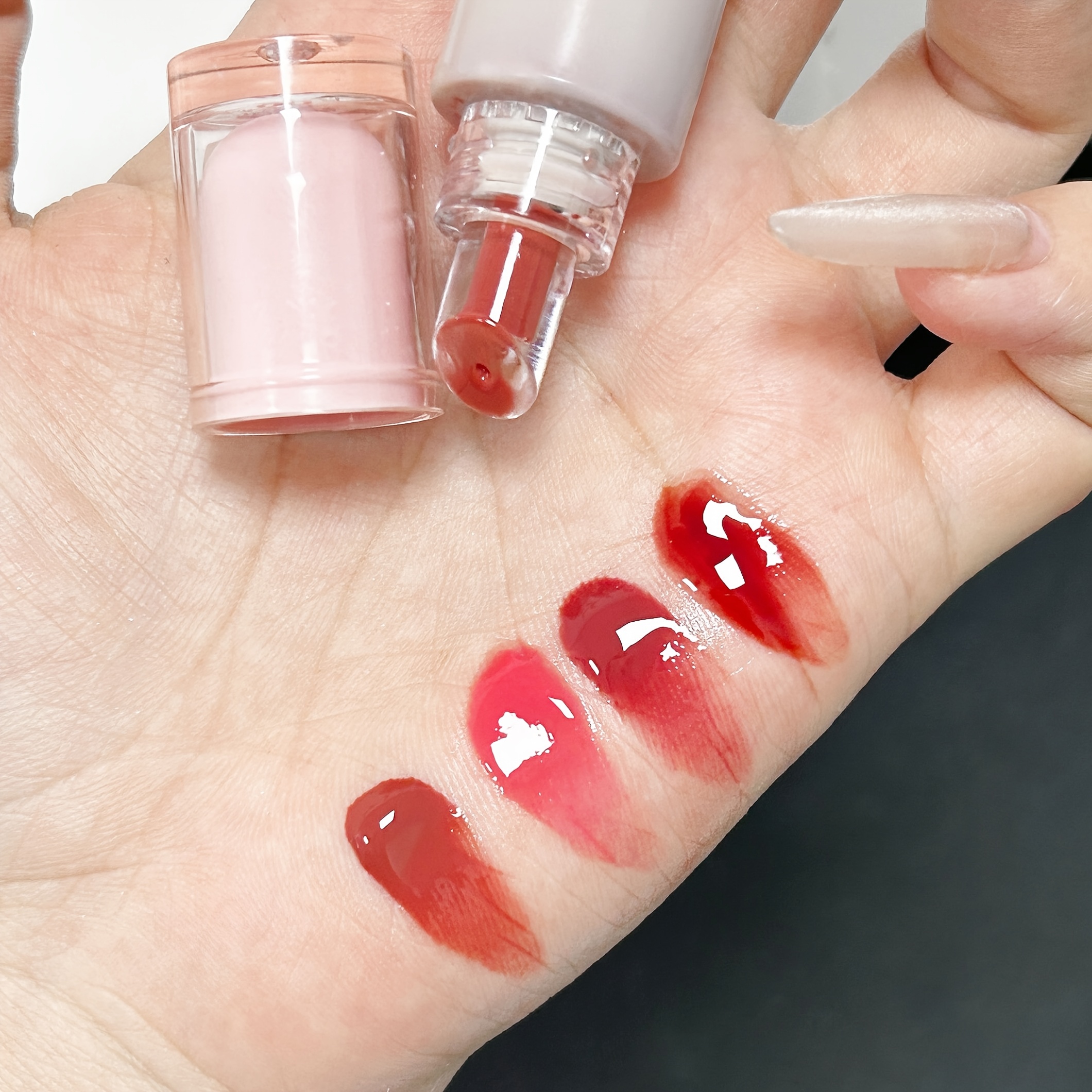 hydratiserande läppglans, 4-pack med långvarig färgglad läppolja för kvinnor – resvänlig och vattenfast , valentinsgåva till alla årstider | In Dagens Erbjudanden Nu | Temu