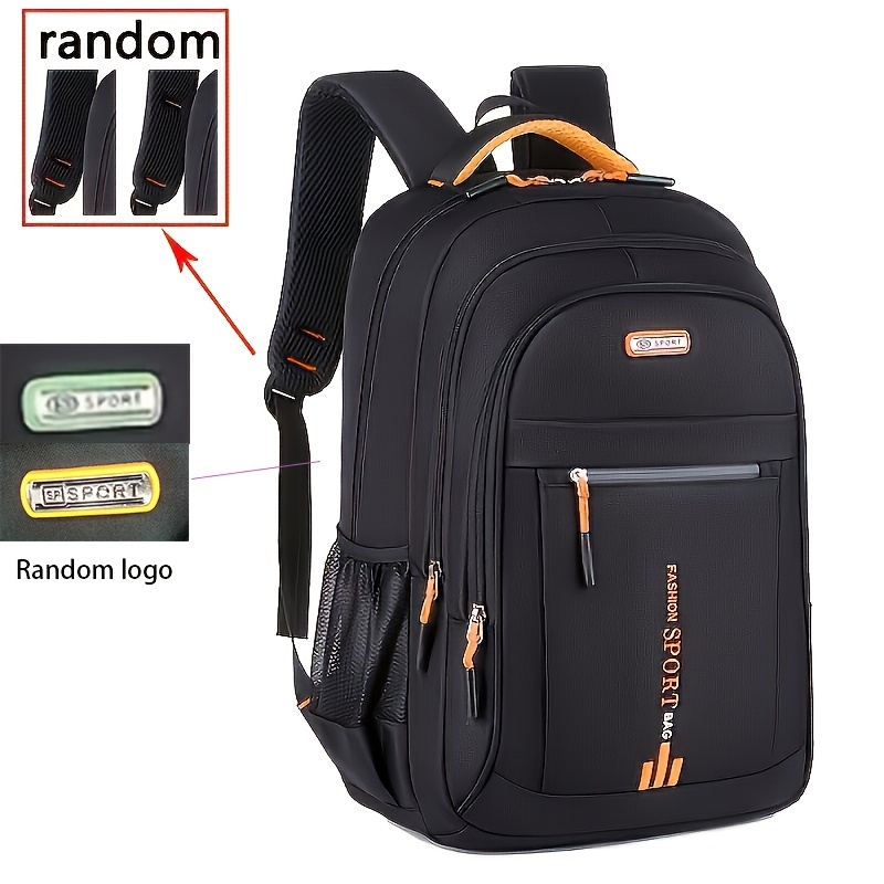 TEMU Mochila sencilla y versátil, bolsa de viaje y escolar para , bandolera de gran capacidad a y de tendencia, adecuada para desplazamientos al