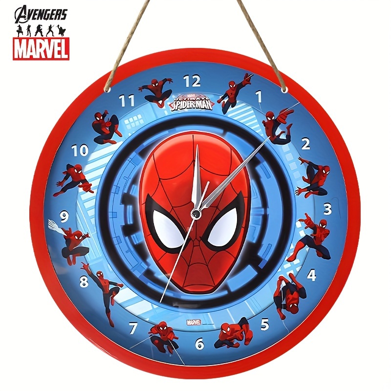 

Marvel Spider-man Wooden Wall Art - 7.87" Round Decorative Plaque, Perfect For Home & Farmhouse Front Door, Window, Porch - Unique Gift Idea