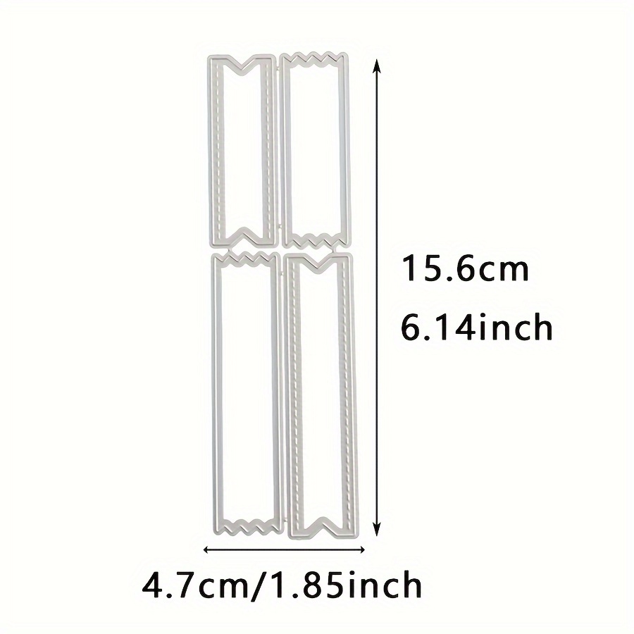 Small Label Banner Barcode Metal Cutting Dies