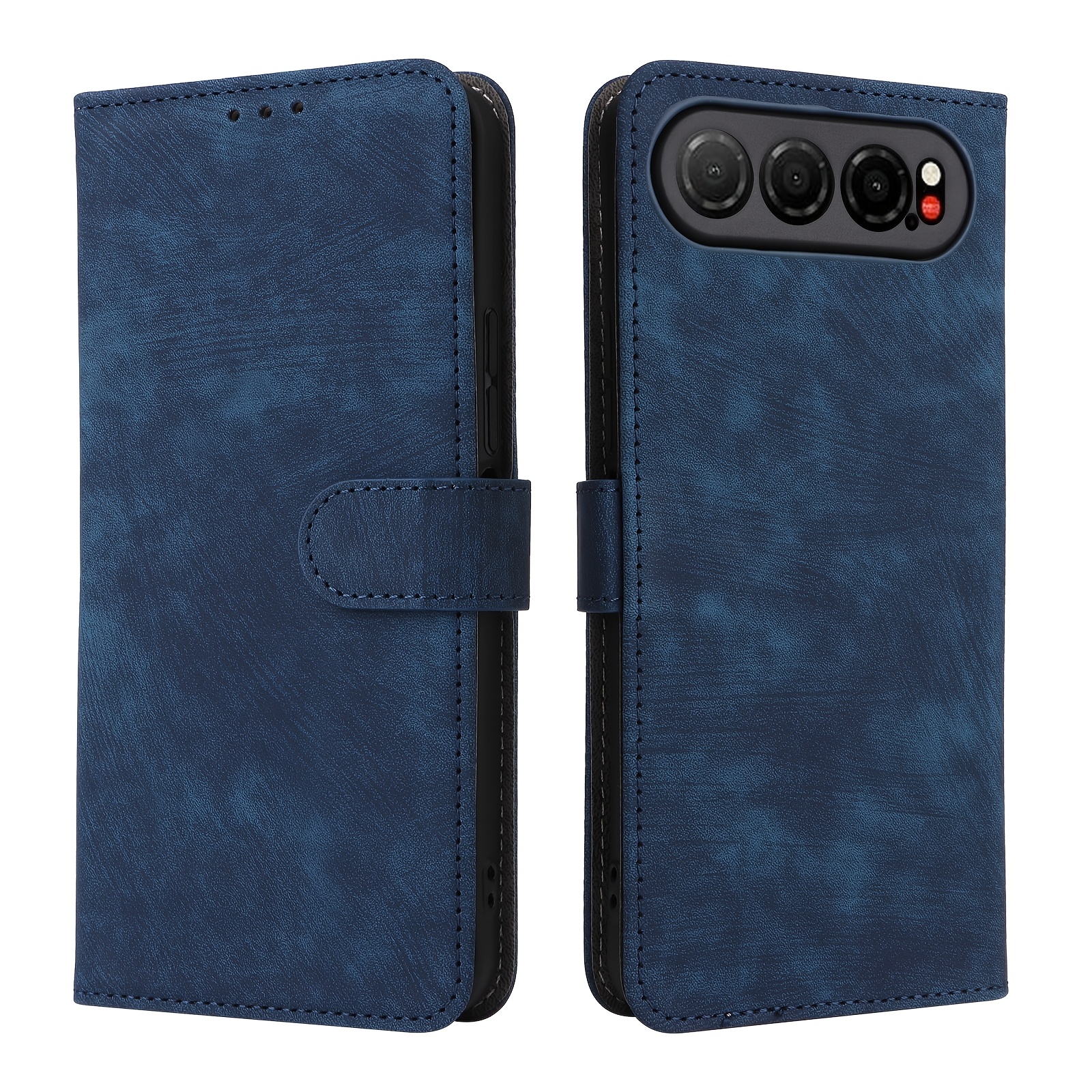 TEMU Suitable For Zte Air Wallet Protective Case, Synthetic Leather Flip Card Holder