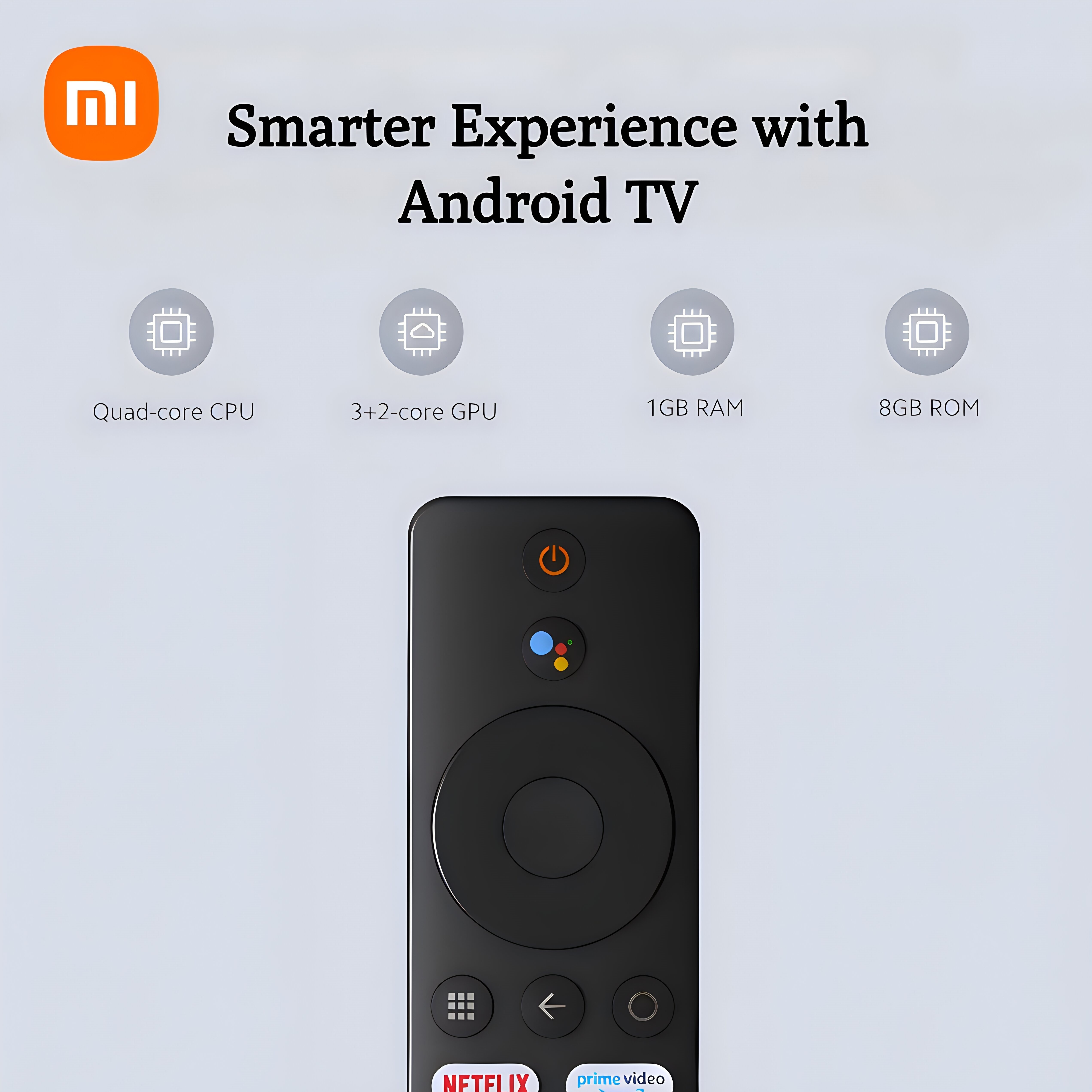 Xiaomi Mi TV Stick - 1080P Portable Streaming Media Player with Google and  Netflix