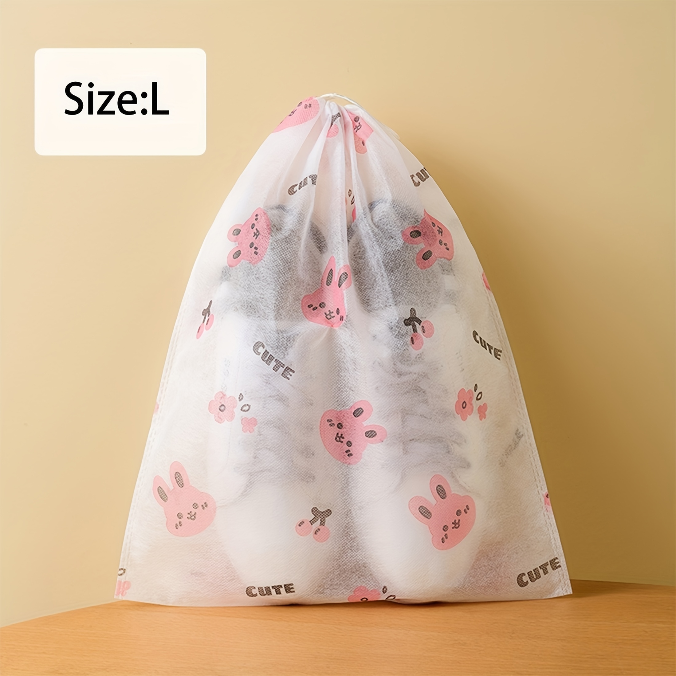 Image of 10pcs Set Hanging Shoe Storage Bags - Stylish, Dustproof & Moisture-resistant Organizer For Small To Large Shoes, Home & Kitchen, Hanging Shoe Organizers