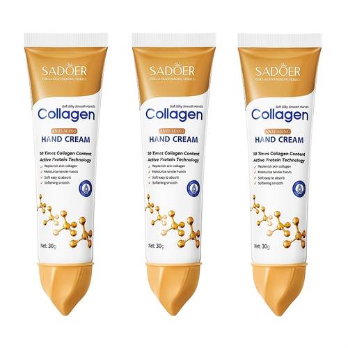 hydrating collagen hand cream 1 3pcs moisturizing skincare make skin looking for types hypoallergenic ideal for dry autumn winter