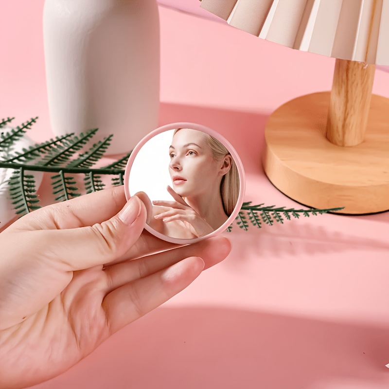 6-Pack Mixed Color Round Portable Makeup Mirrors