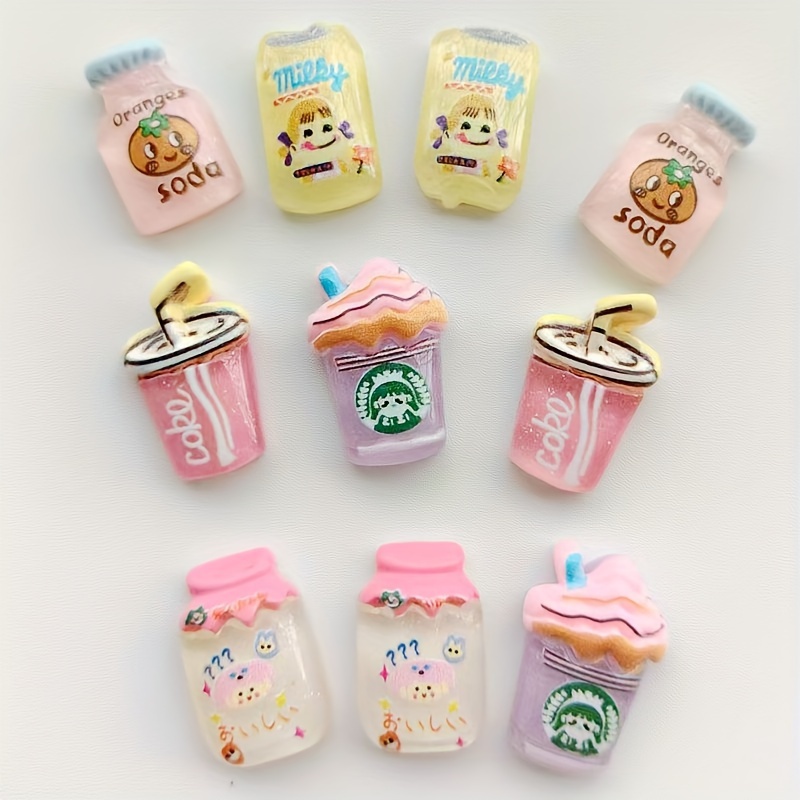 

Lot de 15 charmes en résine de couleur pour tasses et bouteilles, 1,2 cm*1,8 cm, pinces à cheveux DIY, aimants pour coque de téléphone, art et craft, embellissements de scrapbooking