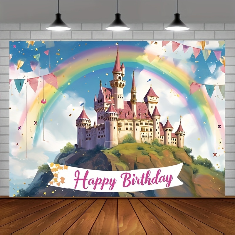 Striscione Olografico Per 6° Compleanno – Rosa, 3,9 Metri, Per Feste, Interno/esterno, Decorazione Divisibile