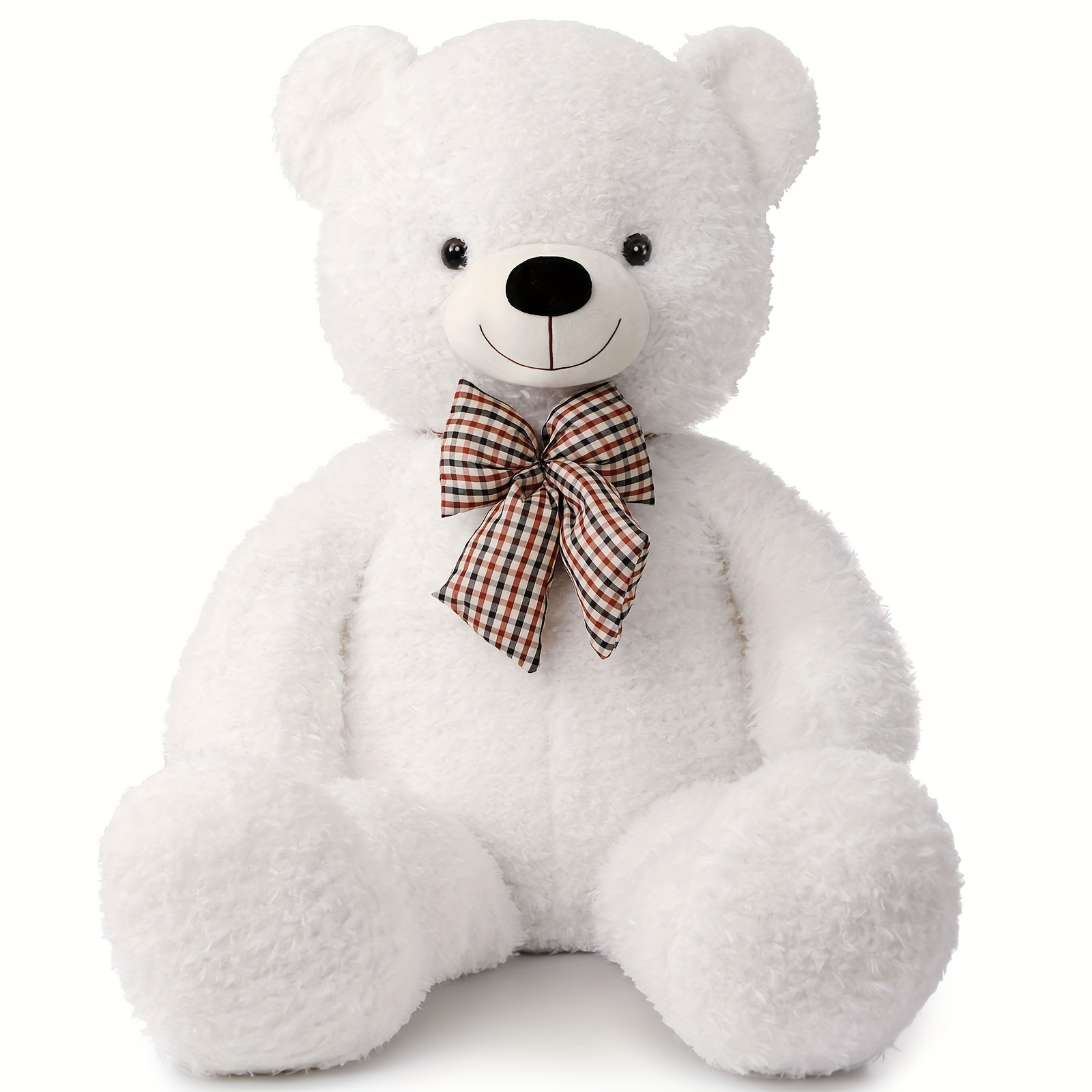 

Giant Teddy Bear Stuffed Animal, Big Teddy Bear For Baby Shower, Life Size Teddy Bear For Girlfriend Children, 47inch, White