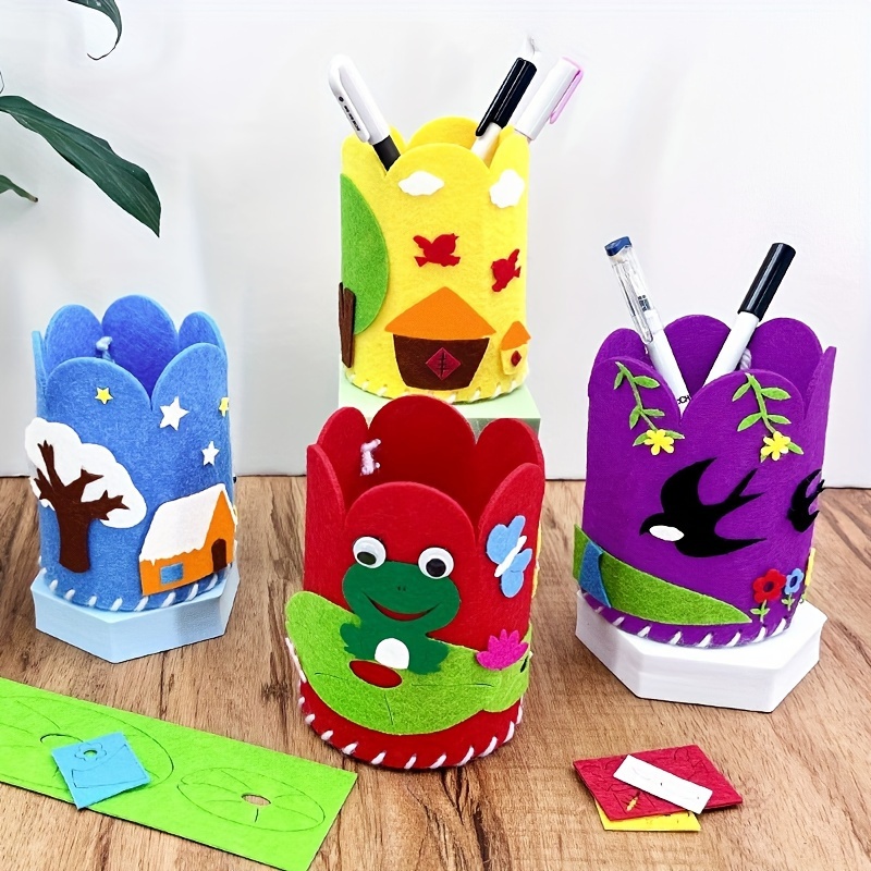 THE Crafts Estuche para lápices, bolsa para bolígrafos escolares para niñas  y niños pequeños, preescolar y primaria (dinosaurios)