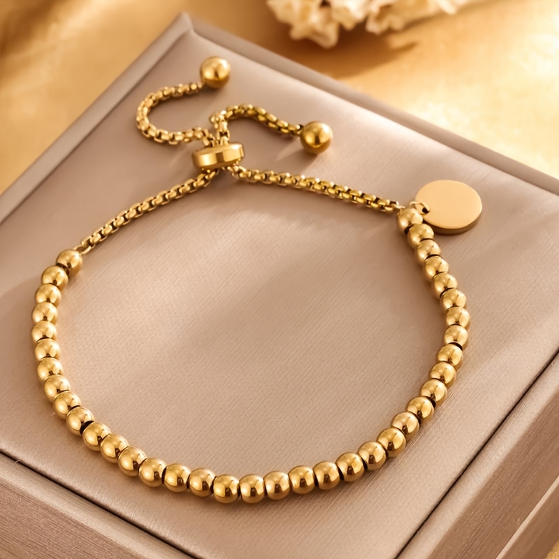 Women's Exquisite Round Bead Fashionable And Diverse, Perfect For Daily Wear Or As A Bracelet Gift For Parties
