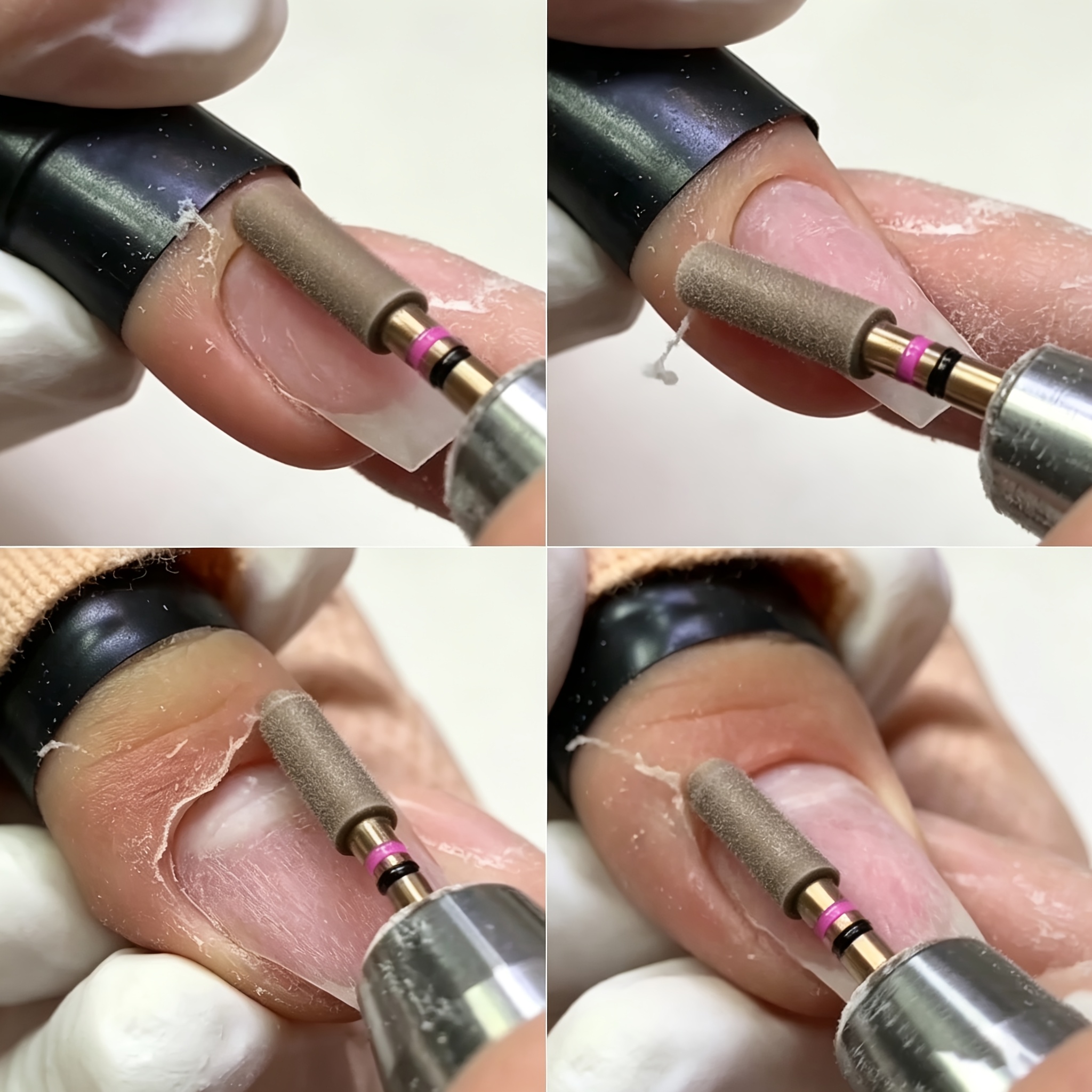 Gold-Plated Silver Diamond Nail Buffing Head
