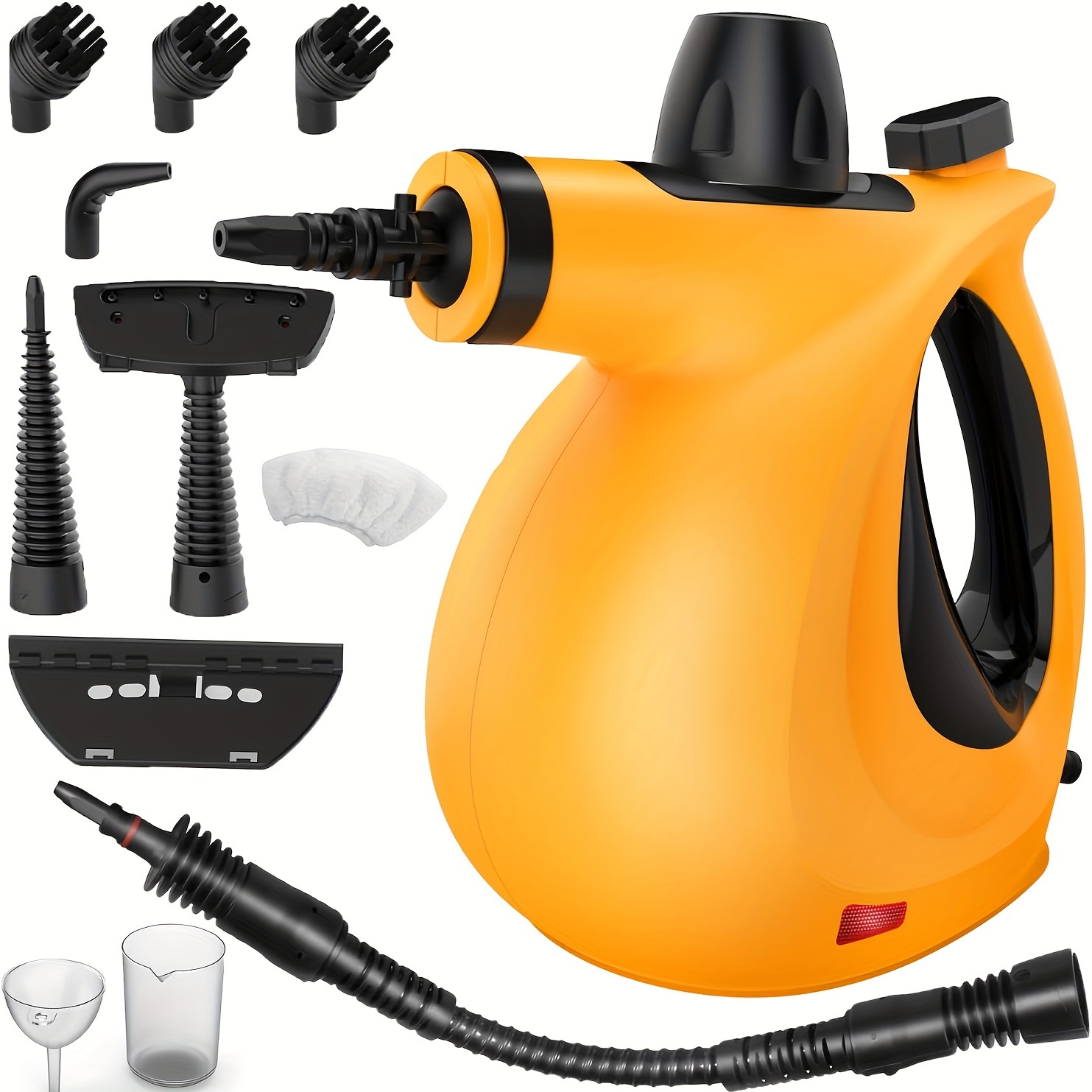 

Steam Cleaner, Pressurized Chemical-free Handheld Steam Cleaner For Home Use With 11pcs Multi-surface Tools, Multipurpose Steamer For Cleaning Home, Upholstery, Grout, Tile And Car Detailing